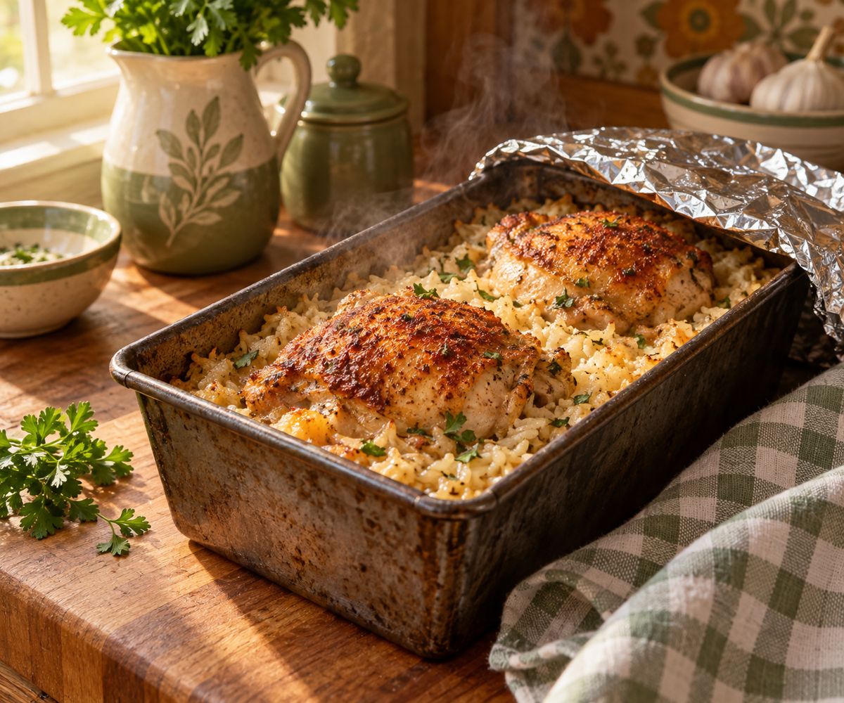Chicken and rice bake